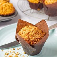 Muffins de limón con crumble: deleitate con la receta más rica, fácil y perfecta para un evento coquette