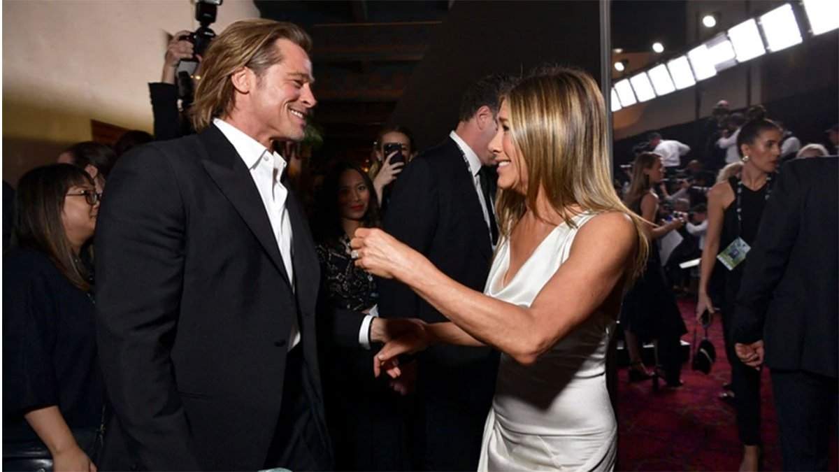 Jennifer Aniston y Brad Pitt. Fuente: (Instagram)