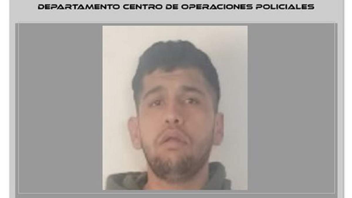 Francisco Ernaldo Tartaglino, fugitivo de la comisaría tercera. Fuente: (Policía de Neuquén)
