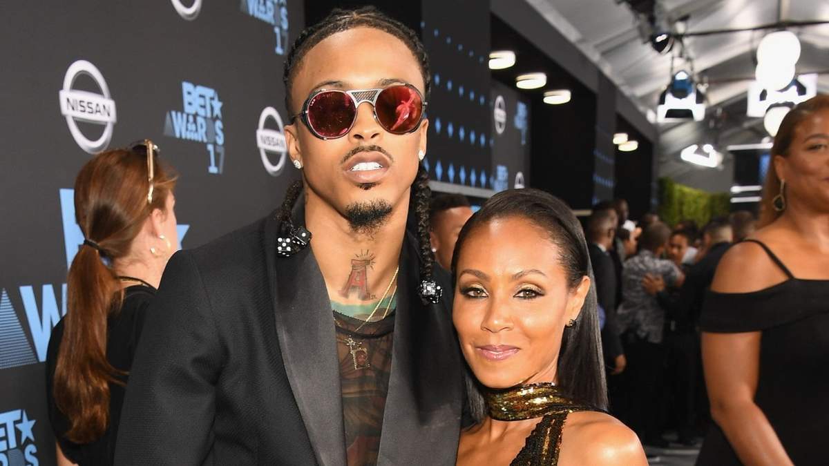 August Alsina y Jada Pinkett. Fuente: (Twitter).