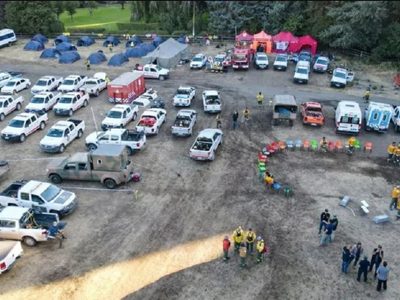 El Gobierno reportó que trabajan más de 800 personas en el combate de los incendios en Valle Magdalena