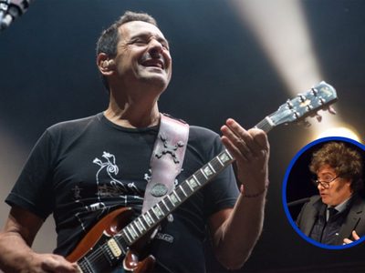 Aerolíneas Argentinas: Ricardo Mollo apoyó a los empleados en pleno recital y le "pegó" al Gobierno