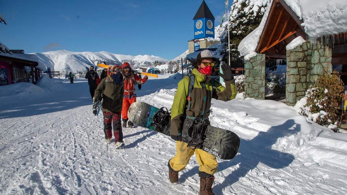 Bariloche, una de las ciudades más elegidas por la nieve. Fuente: (Twitter)