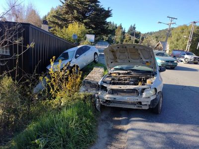 Impactante choque en Bariloche dejó tres heridos