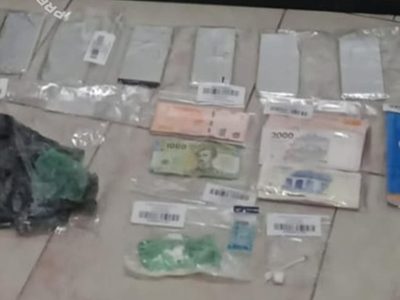 Hallaron un kiosco narco en una vivienda en Chacra IV de San Martín de los Andes
