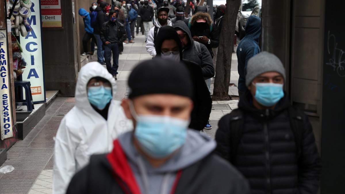 Coronavirus en Chile. Fuente: (Twitter)