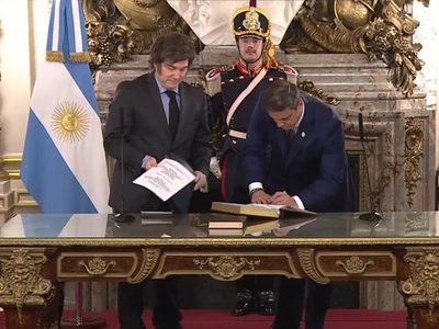 Lisandro Catalán juró como ministro del Interior