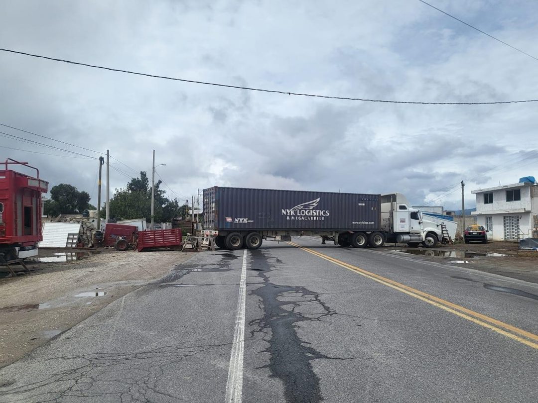Bloqueo camion