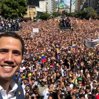 Guaidó anunció que el 23 de febrero entrará la ayuda humanitaria a Venezuela