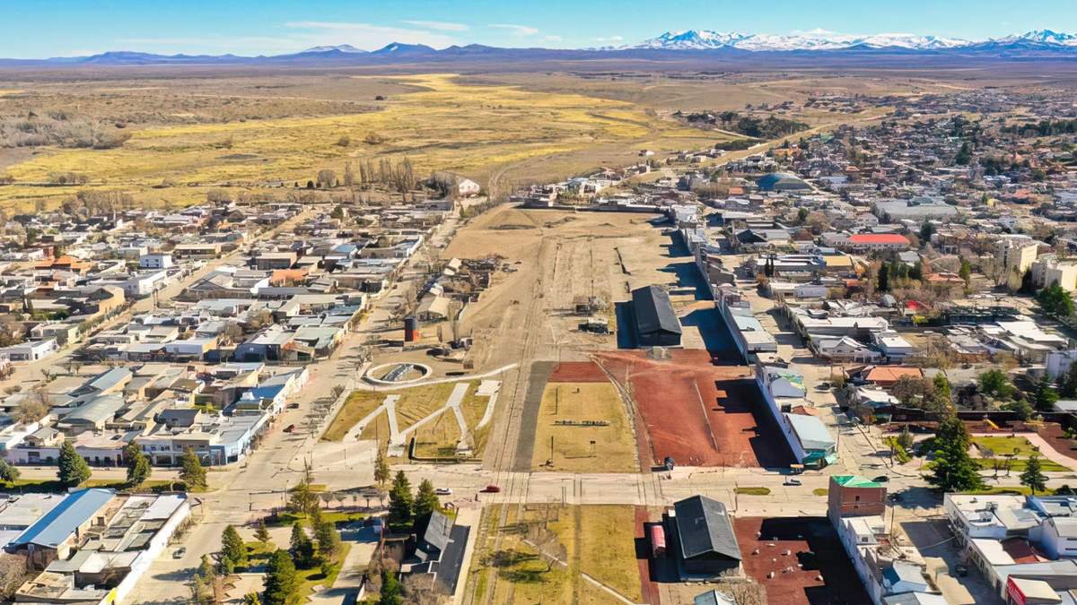 Sitio de la planta de tratamiento de líquidos cloacales de Zapala. Fuente: (Twitter)