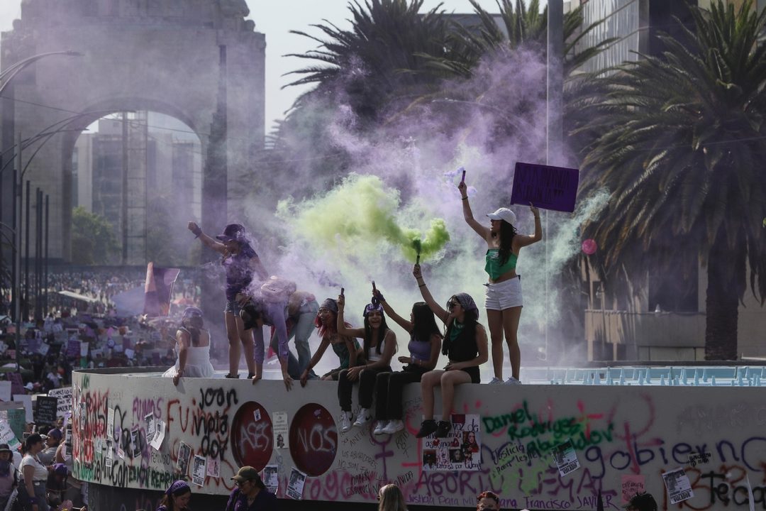 Marcha feminista Foto Montserrat López