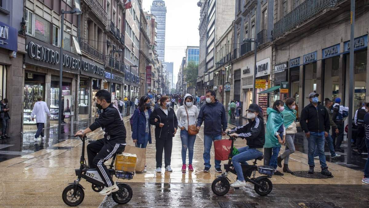 Calle Madero, en el Centro Histórico