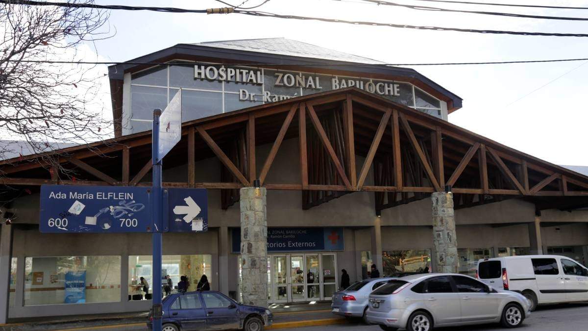 Hospital de Bariloche. Fuente: (Twitter)