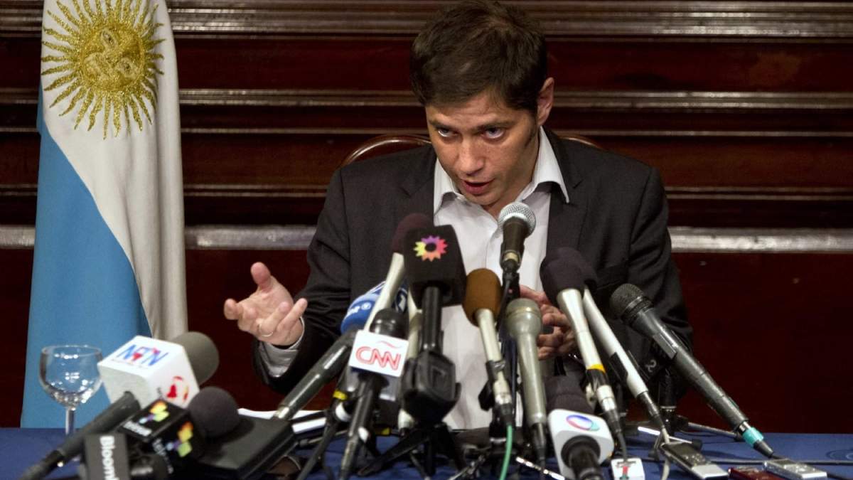Axel Kicillof. Fuente: (Twitter)