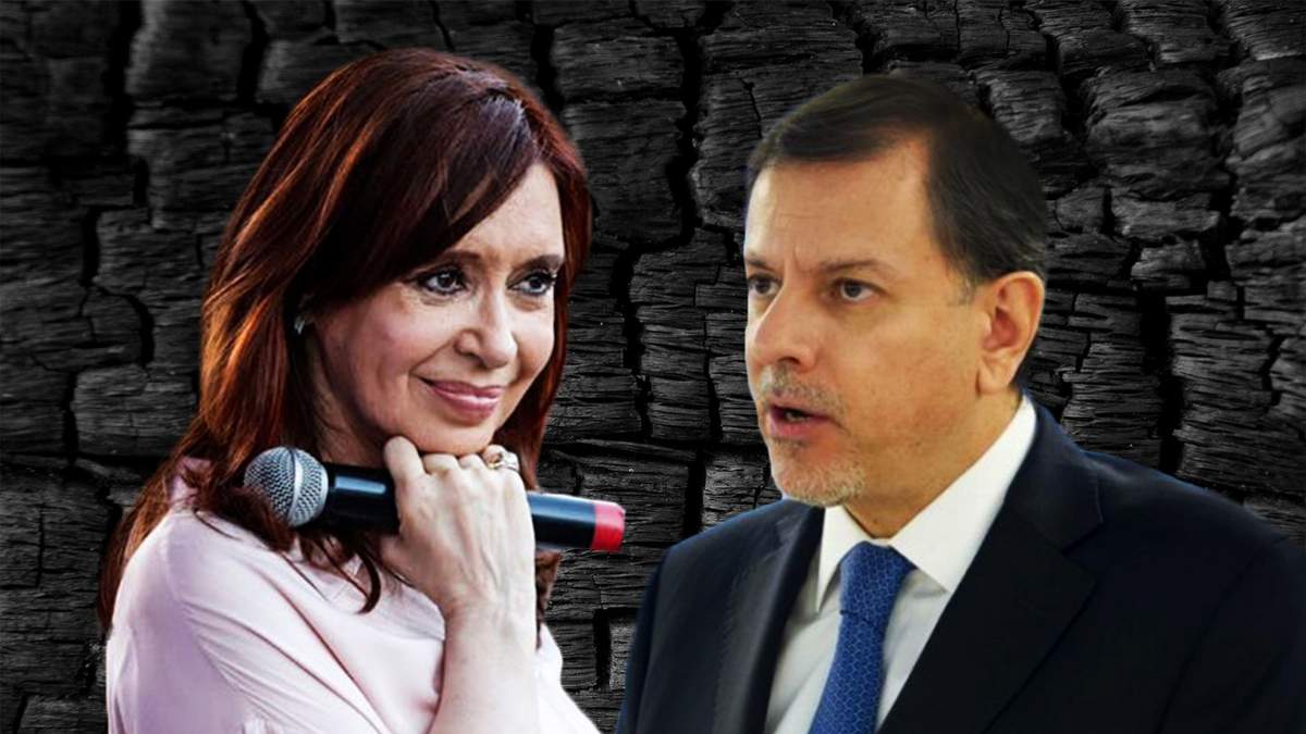 Cristina Fernández y Eduardo Zuain. Fuente: (Twitter)