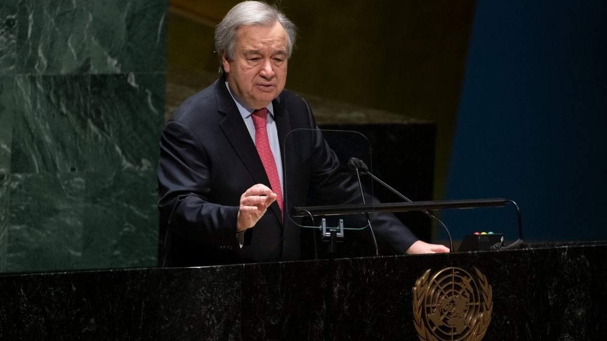 El secretario general de la ONU