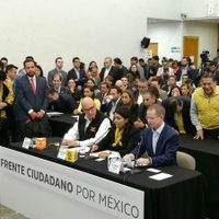 PAN, PRD y MC formalizan ante el INE conformación del Frente Ciudadano por México