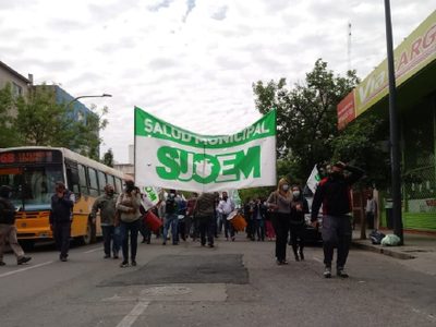 Disturbios en una manifestación de empleados municipales en Córdoba