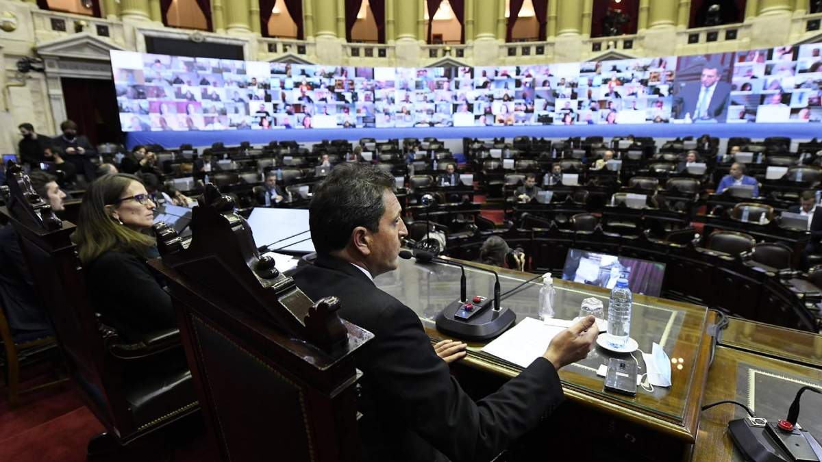 Presidente de Diputados, Sergio Massa. Fuente: (Twitter)
