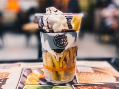 En Singapur, Burger King ofrece papas fritas con helado