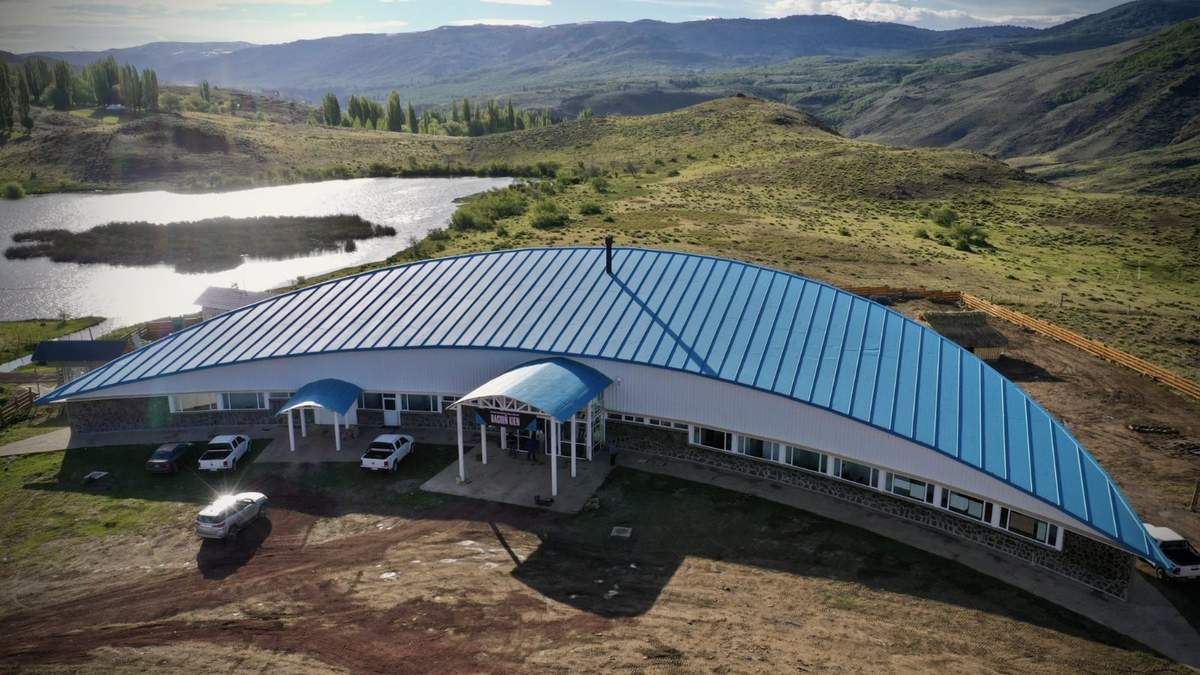 Centro de Salud Intercultural Raguiñ Kien en la provincia de Neuquén. Fuente: (Twitter)