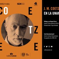 El escritor Nobel J.M. Coetzee se presentará en la UNAM