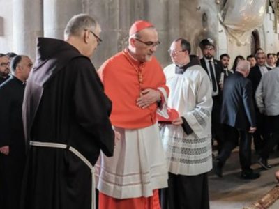 Policía de Israel impide la asistencia del jefe de la Iglesia Católica de Jerusalén a misa de Ramos