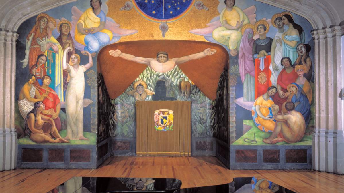 Mural "La Creación" en Museo de San Ildefonso