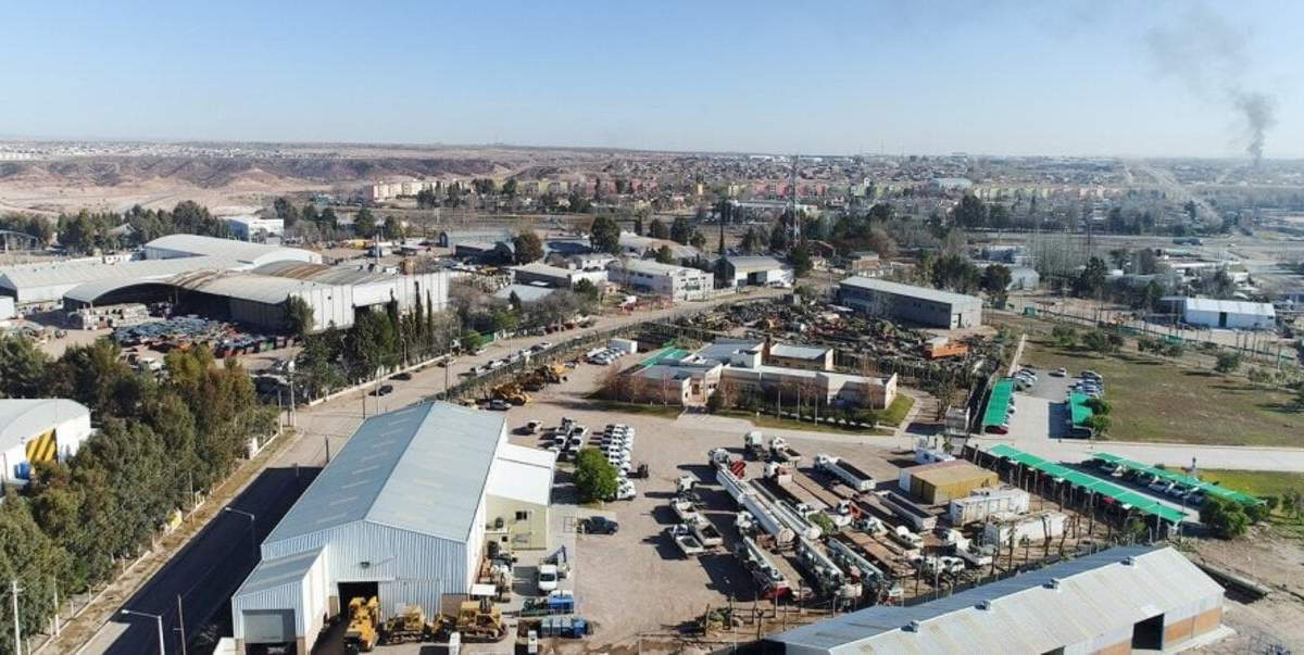 El incendio ocurrió en una empresa del Parque Industrial de Neuquén. Fuente (NQN3).
