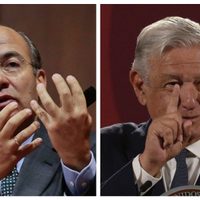 Así fue el pleito en Twitter entre AMLO y Calderón por el asesinato de jesuitas