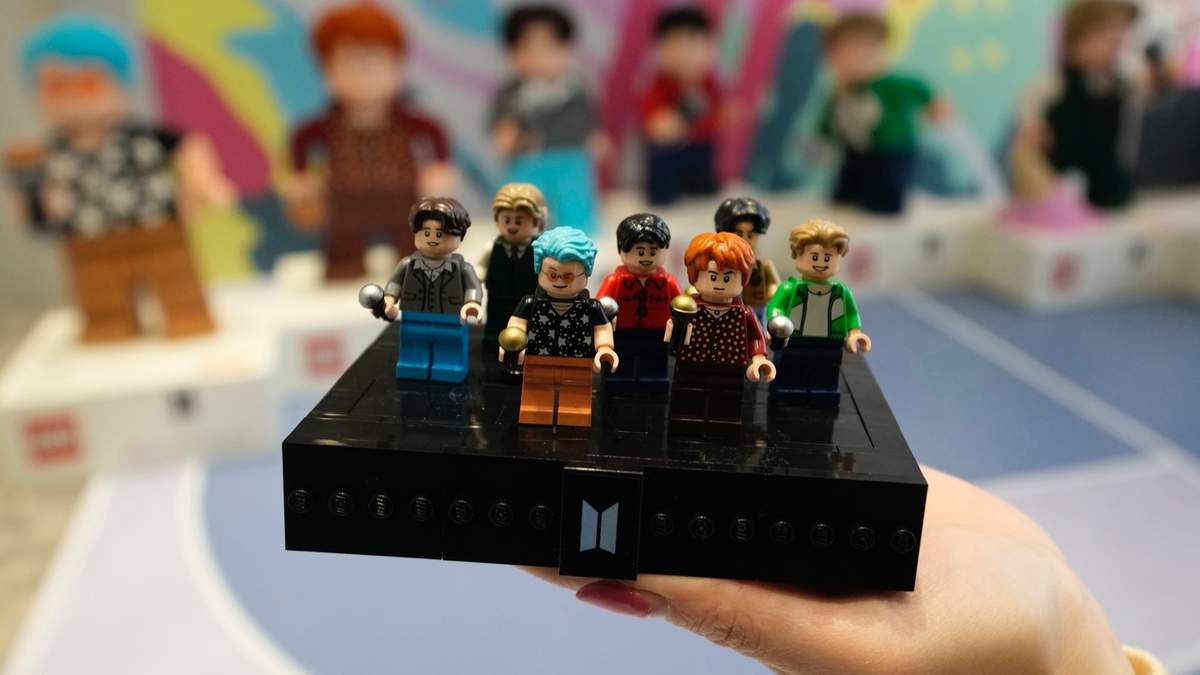 Un juego de Lego de la banda de K-pop BTS