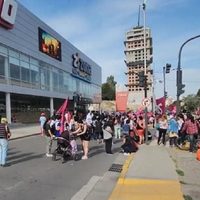 Somos Barrios de Pie reclamó en un súper contra la "especulación inflacionaria"