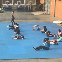 Gimnastas contra gimnastas en la Sala de Armas de la Mixhuca