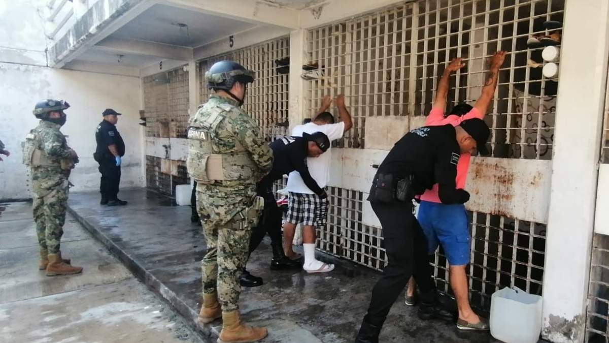 Un operativo realizado este martes en el Cereso de Colima