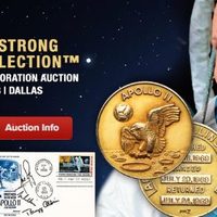 Celebran con millonaria subasta los 50 años de la llegada del hombre a la Luna