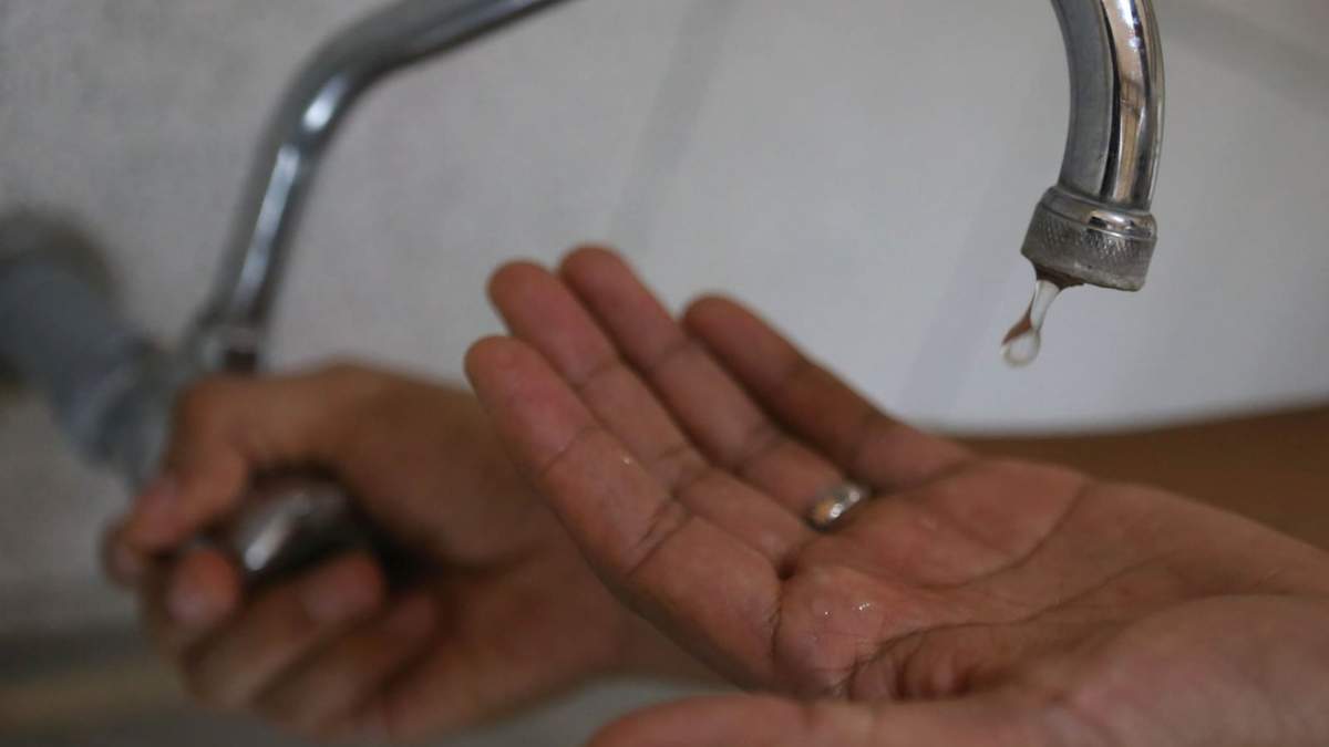 Corte de agua en General Roca. Fuente: (Twitter)