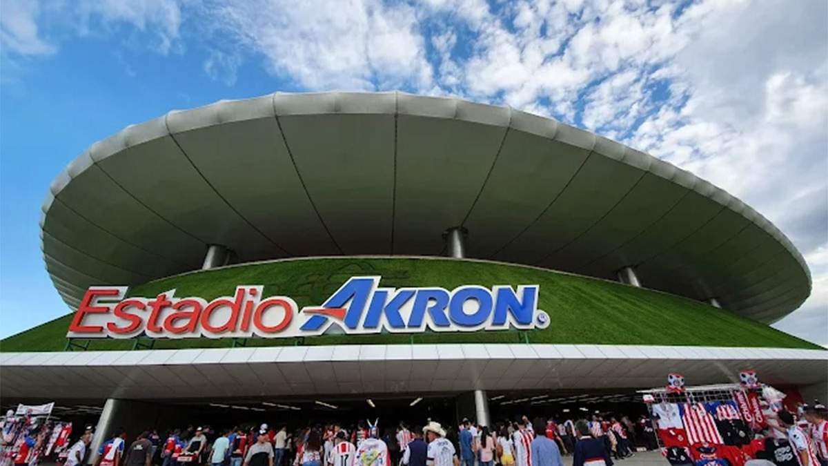 El Estadio Akron de las Chivas de Guadalajara. Foto: Wikipedia.