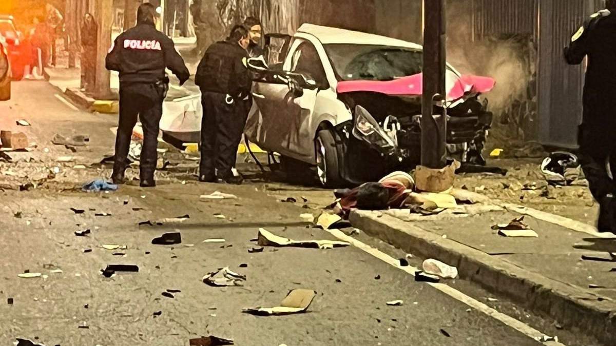 Accidente por exceso de velocidad