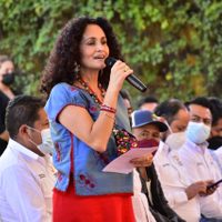 Susana Harp llama “falso” y “mentiroso” a Mario Delgado; lucha por la candidatura de Oaxaca sigue