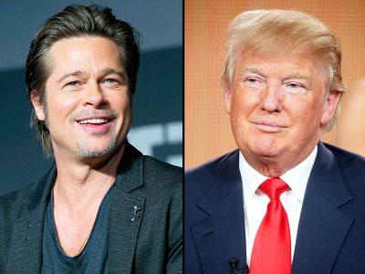 ¡Sin límites! Brad Pitt se burló de Donald Trump en televisión