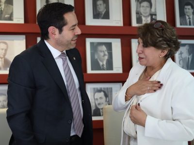Concamin niega que respalde la candidatura de Delfina Gómez: "fue sólo un acercamiento"