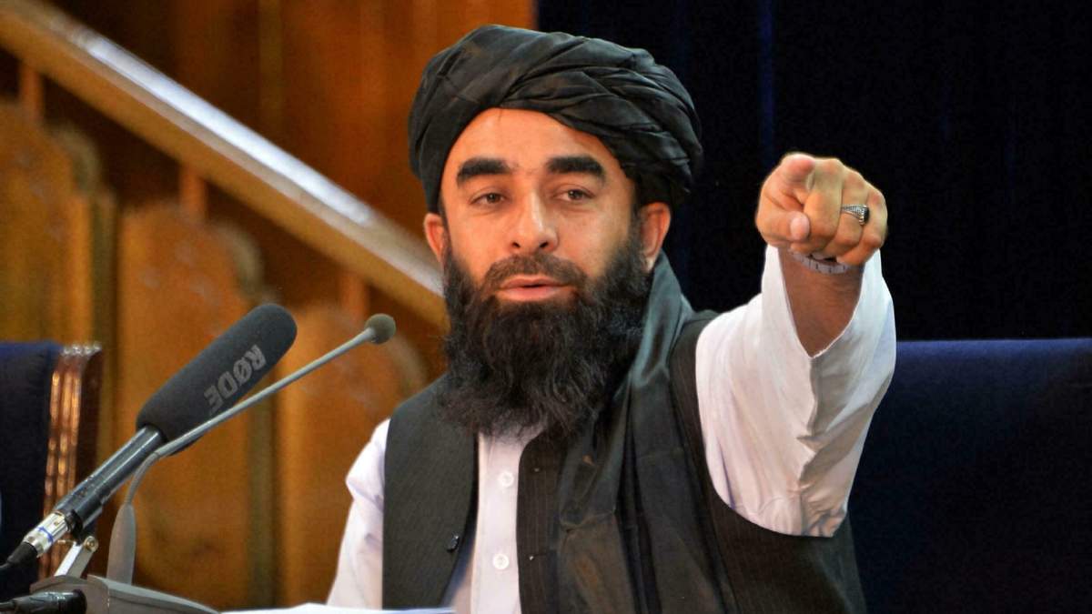 Zabihullah Mujahid, portavoz del grupo insurgente Talibán. Fuente: (Twitter)