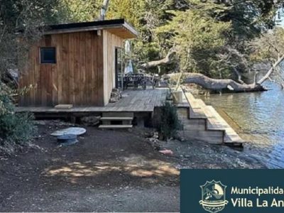 Desarmaron una cabaña construida de manera ilegal a la orilla del lago Nahuel Huapi