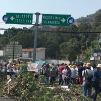 Morelos: pobladores de Tepoztlán bloquean acceso al pueblo y exigen detener ecocidio