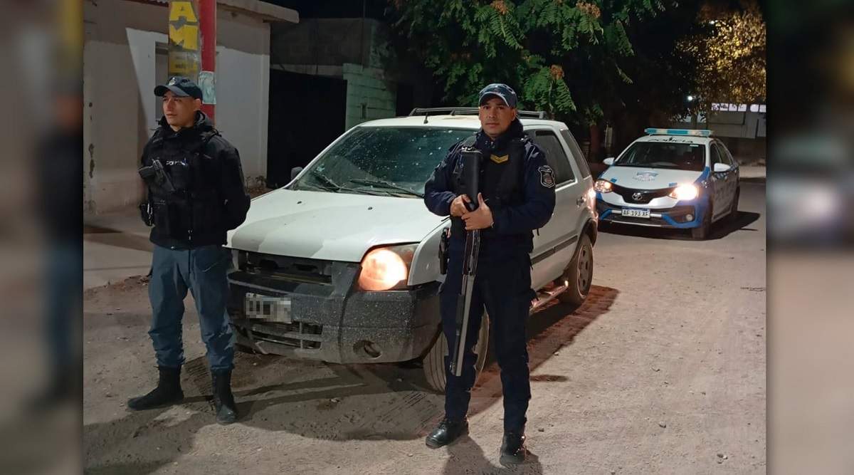La Ford Ecosport fue recuperada poco después de haber sido robada. Fuente: (Policía de Neuquén)