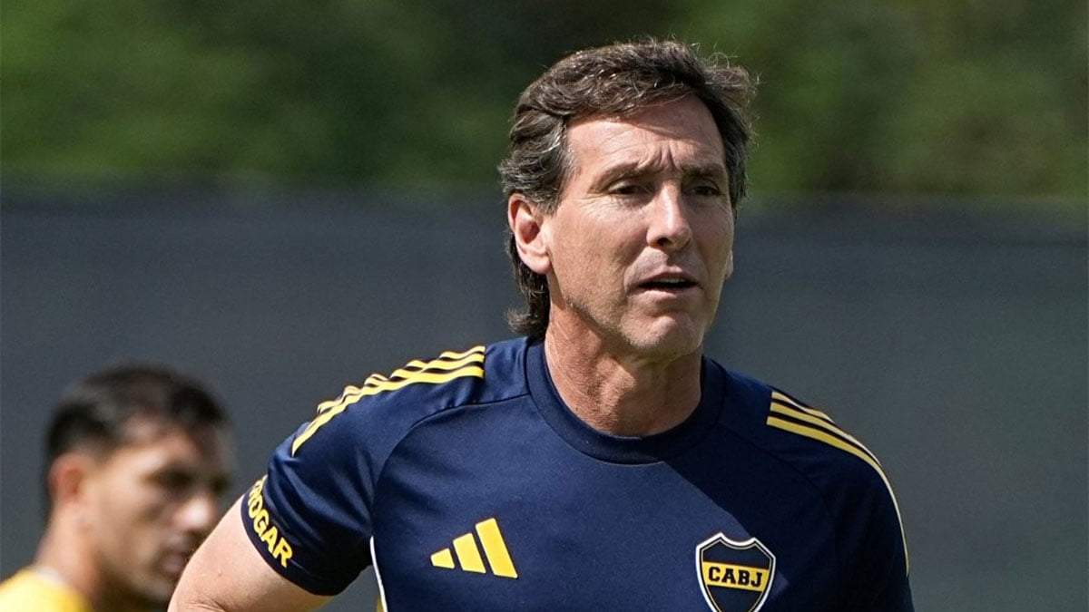 Claudio Úbeda dirigió la primera práctica de Boca de 2026