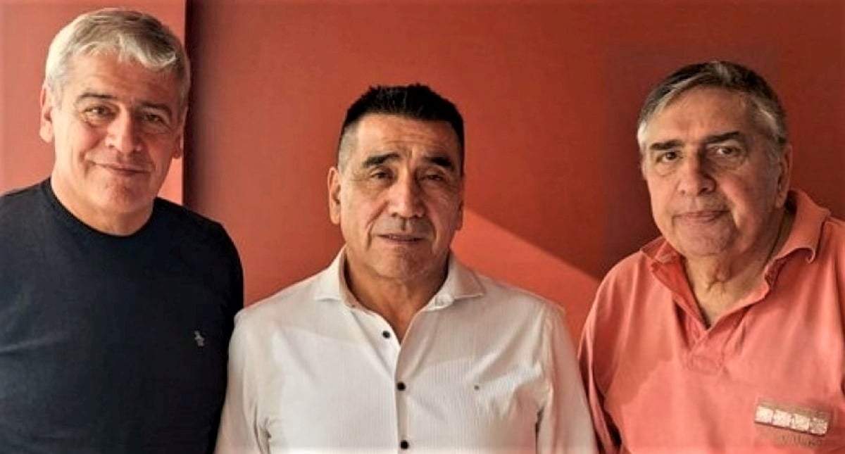 Julio Fuentes, Ramón Rioseco y Raúl Dobrusin. Fuente: (Twitter)