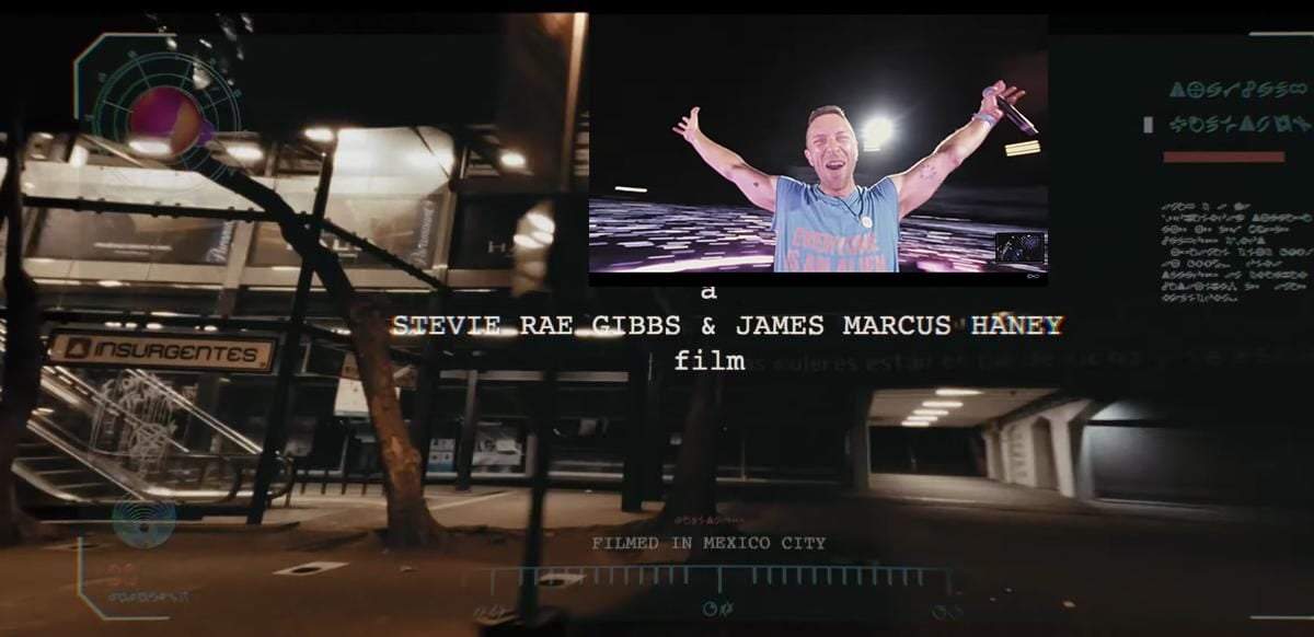 Fragmento del nuevo video de Coldplay en el Metrobús