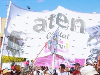 ATEN Capital convocó a una protesta en el CPE en reclamo por el pago de salarios adeudados