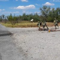 Sedena halla granada y explosivo cerca de gasera en Camargo, Tamaulipas